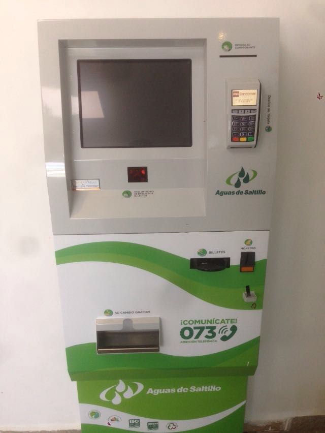 cajero con tarjeta aguas de saltillo
